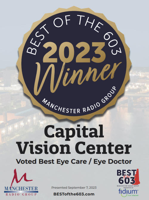 Voted GOLD as #1 EyeCare/EyeDoctor in NH! Click here for more info on our current promotions.
